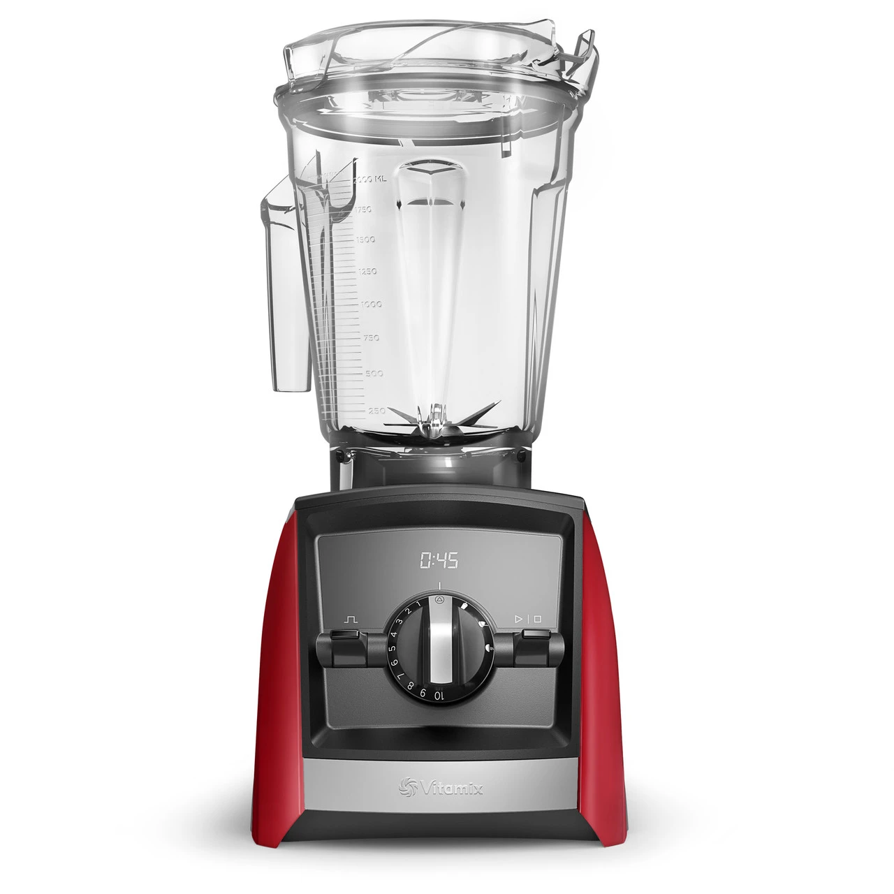 Vitamix - Ascent Series A2500 Red Blender, 3 Pre-Programmed Settings , 64 Oz Capacity, 2.2 H.P., Made In USA 1 Vitamix - Ascent Series A2500 Red Blender, 3 Pre-Programmed Settings , 64 Oz Capacity, 2.2 H.P., Made In USA