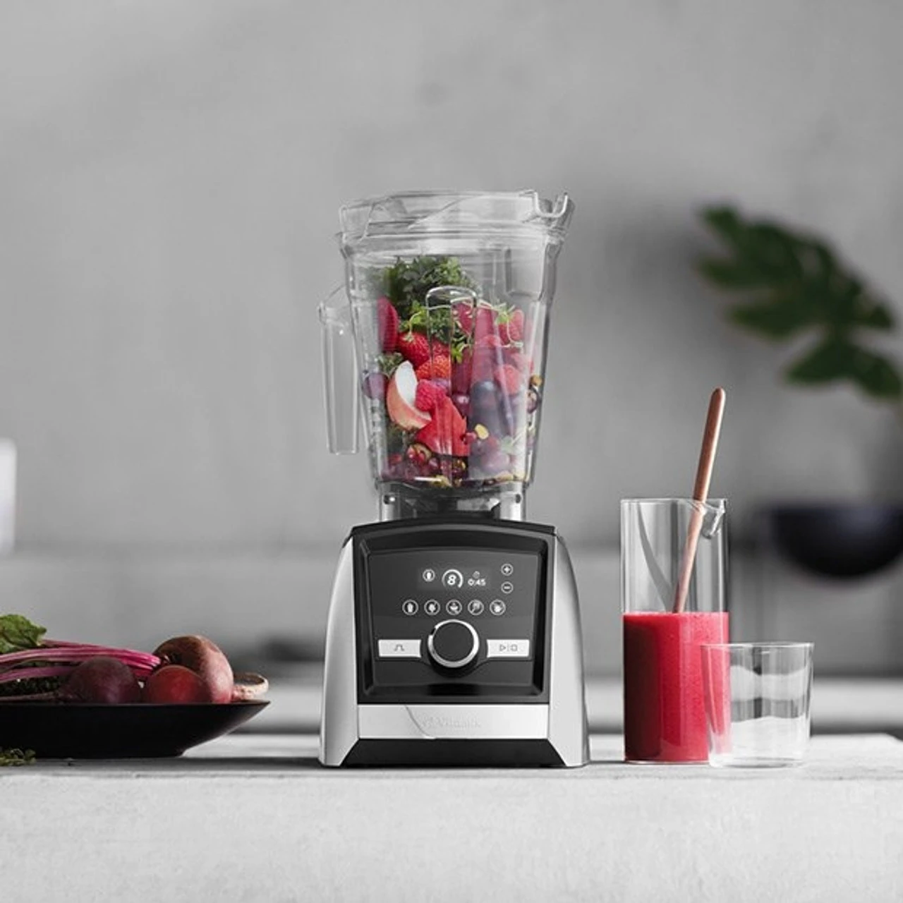 Vitamix - Ascent Series A3500 Stainless Blender, 5 Pre-Programmed Settings, 2.2H.P, 64 Oz Capacity, Made In USA 3 Vitamix - Ascent Series A3500 Stainless Blender, 5 Pre-Programmed Settings, 2.2H.P, 64 Oz Capacity, Made In USA - Image 3