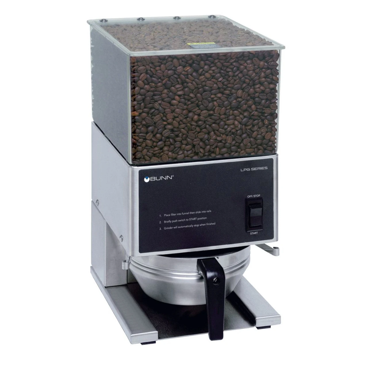 BUNN® BUNN - LPG Low Profile Portion Control Coffee Grinder - 20580.6000 1 BUNN® BUNN - LPG Low Profile Portion Control Coffee Grinder - 20580.6000