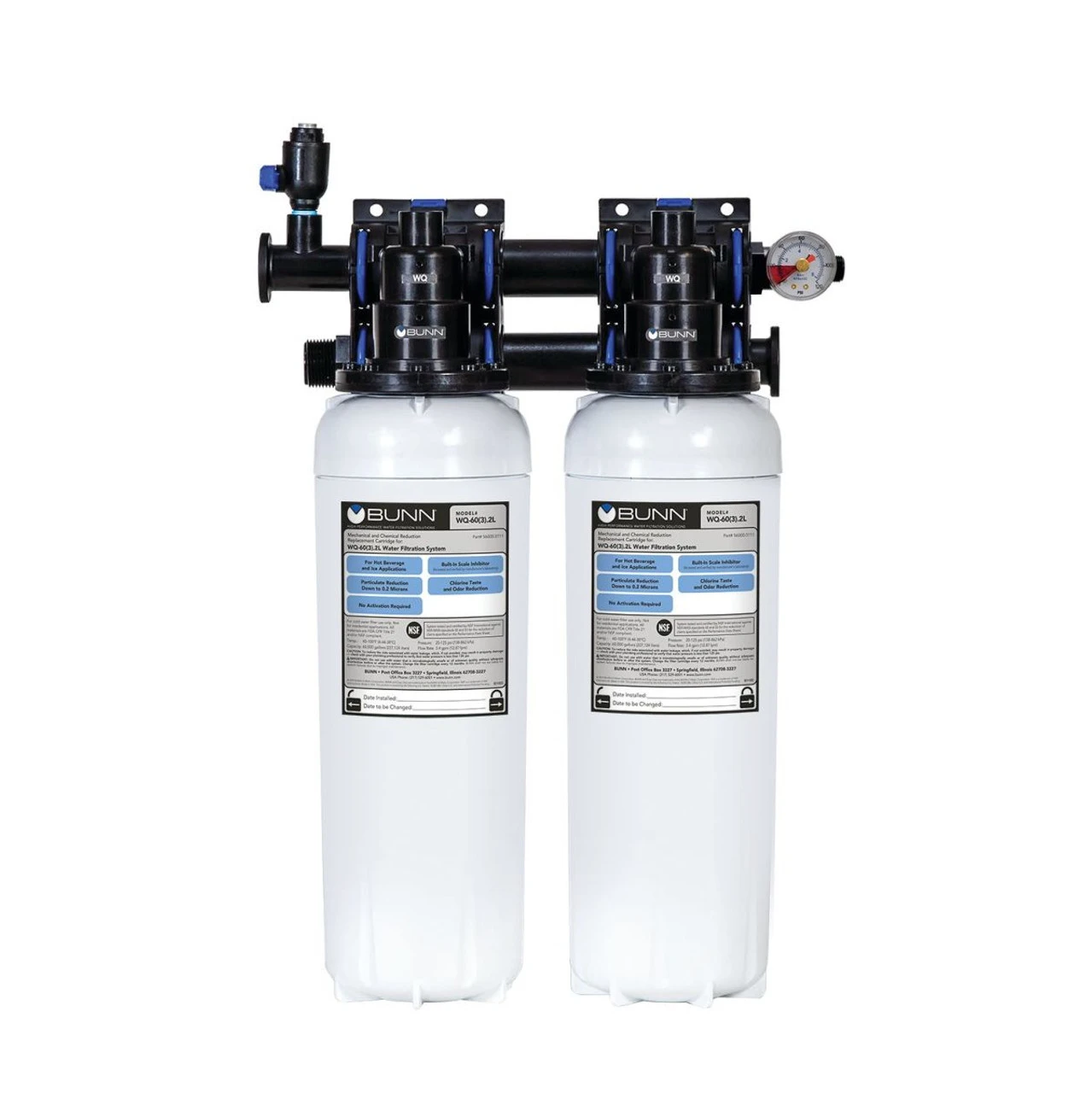BUNN® BUNN - WQ-TWIN60(6).2L High Performance Water Filtration System - 56000.0012 1 BUNN® BUNN - WQ-TWIN60(6).2L High Performance Water Filtration System - 56000.0012
