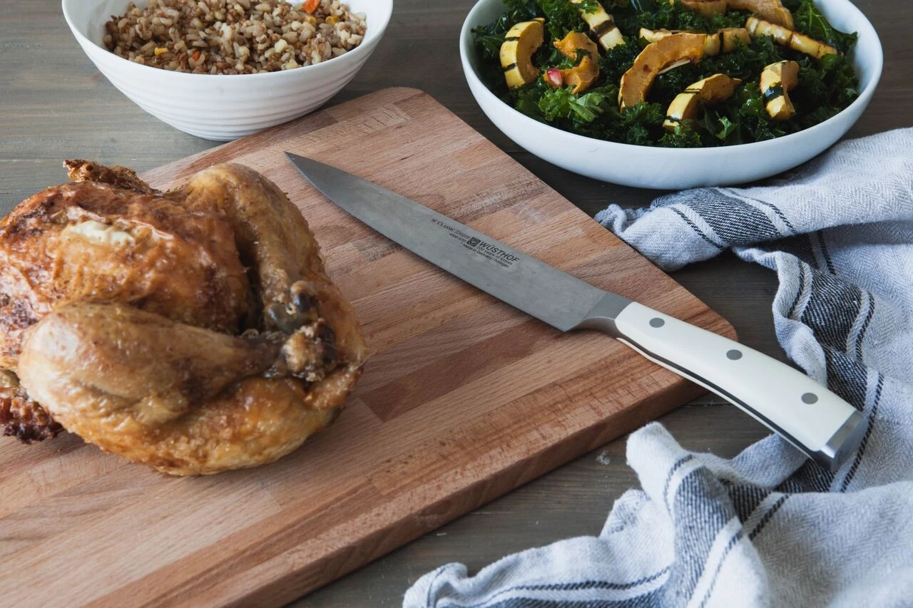 Wusthof - 8" Classic Ikon Creme Carving Knife 2 Wusthof - 8" Classic Ikon Creme Carving Knife - Image 2