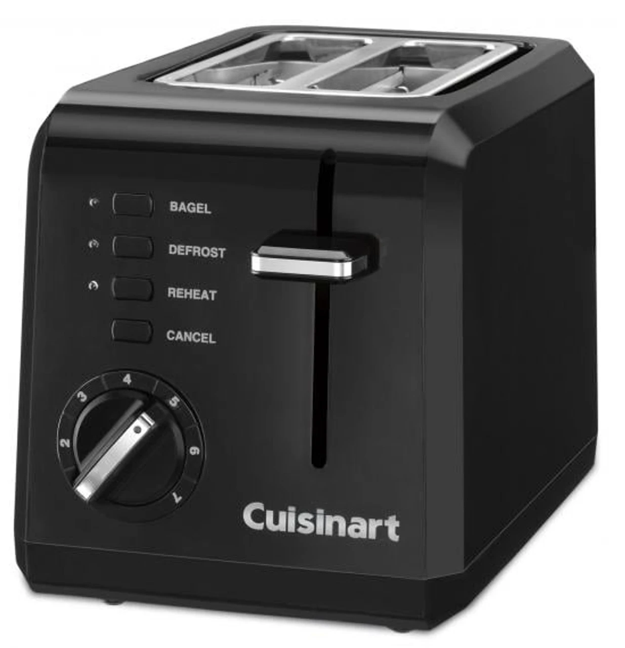 Cuisinart - Black 2 Slice Compact Toaster 1 Cuisinart - Black 2 Slice Compact Toaster