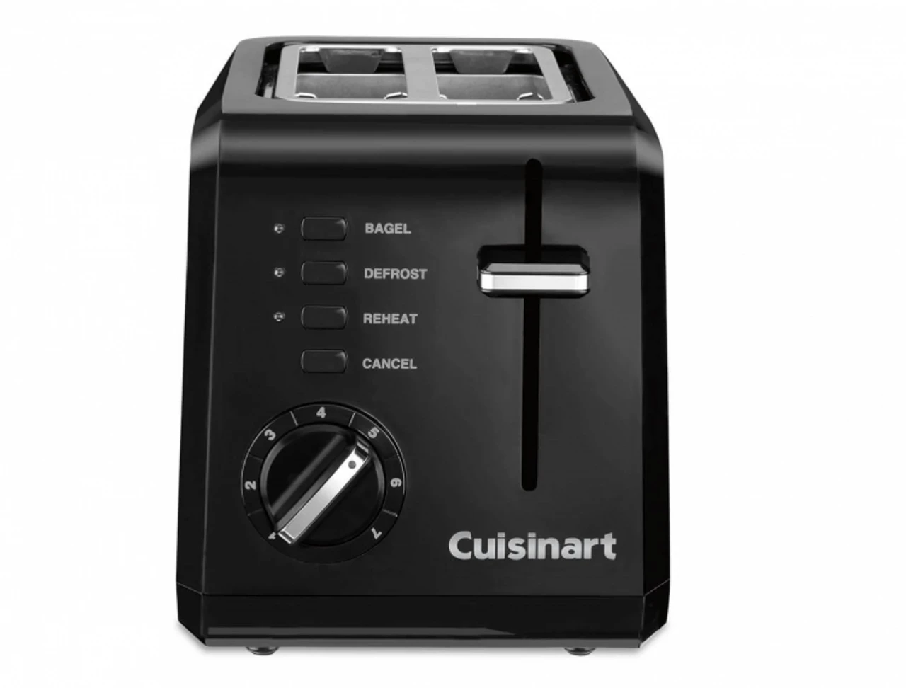 Cuisinart - Black 2 Slice Compact Toaster 2 Cuisinart - Black 2 Slice Compact Toaster - Image 2