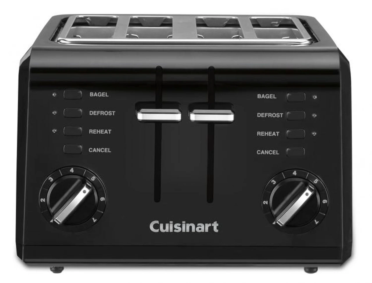 Cuisinart - Black 4 Slice Compact Toaster 1 Cuisinart - Black 4 Slice Compact Toaster