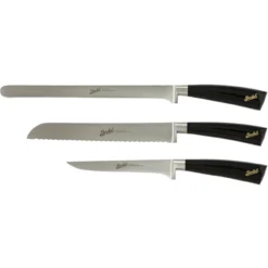 Van Berkel - Elegance 3 Pc Black Prosciutto Ham Knife Set - BLACKPROSCIUTTOSET