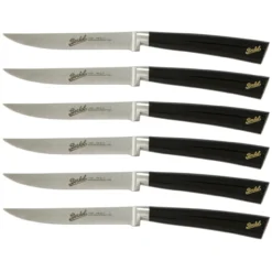 Van Berkel - Elegance 6 Pc Black Steak Knife Set - BLACELEGANCESTEAKSET