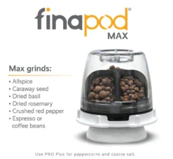Finamill - Finapod Max For Dried Herbs And Larger Spices -Kitchen Supplies Store max grinds 01b 614aa9c4 8dd7 4f1a a0a5 c6d145f02e1e 56803.1709740811