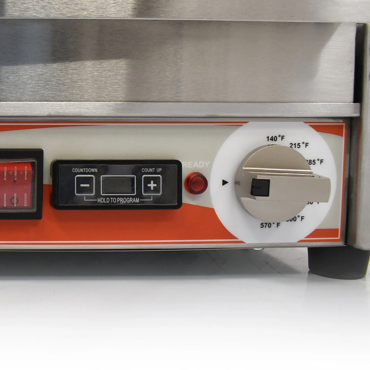 Omcan - 12" X 15" Single Panini Grill W/ Smooth Plates & Timer - 42911 3 Omcan - 12" X 15" Single Panini Grill W/ Smooth Plates & Timer - 42911 - Image 3