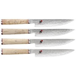 Miyabi - 5000 MCD Birchwood 4PC Steak Knife Set W/ Box