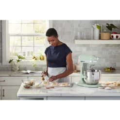 KitchenAid - 7 Qt Pistachio Stand Mixer With Stainless Steel Accessories -Kitchen Supplies Store set talent d220018kp 030z 1600x1600 72dpi 22381.1681853509