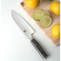 Shun - 7" Premier Grey Santoku -Kitchen Supplies Store tdm0702g 2 85601.1620158457