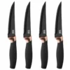 Taylor's Eye Witness - Brooklyn 4 Pc Black & Copper Steak Knife Set