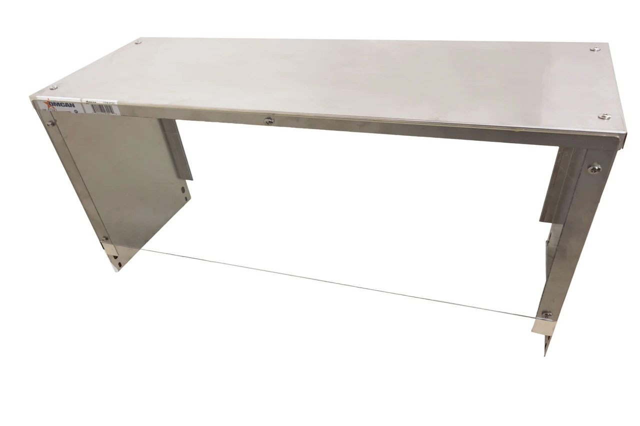 Omcan - 44" Sneeze Guard For Steam Table W/ 3 Pans - 47022 3 Omcan - 44" Sneeze Guard For Steam Table W/ 3 Pans - 47022 - Image 3