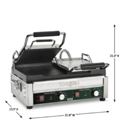 Waring - Double Italian-Style Flat Grill - WFG300 -Kitchen Supplies Store wfg300 1 12747.1590815017