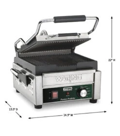 Waring - Compact Italian-Style Panini Grill - WPG150 5 Waring - Compact Italian-Style Panini Grill - WPG150 -Kitchen Supplies Store wpg150 1 58968.1590814896