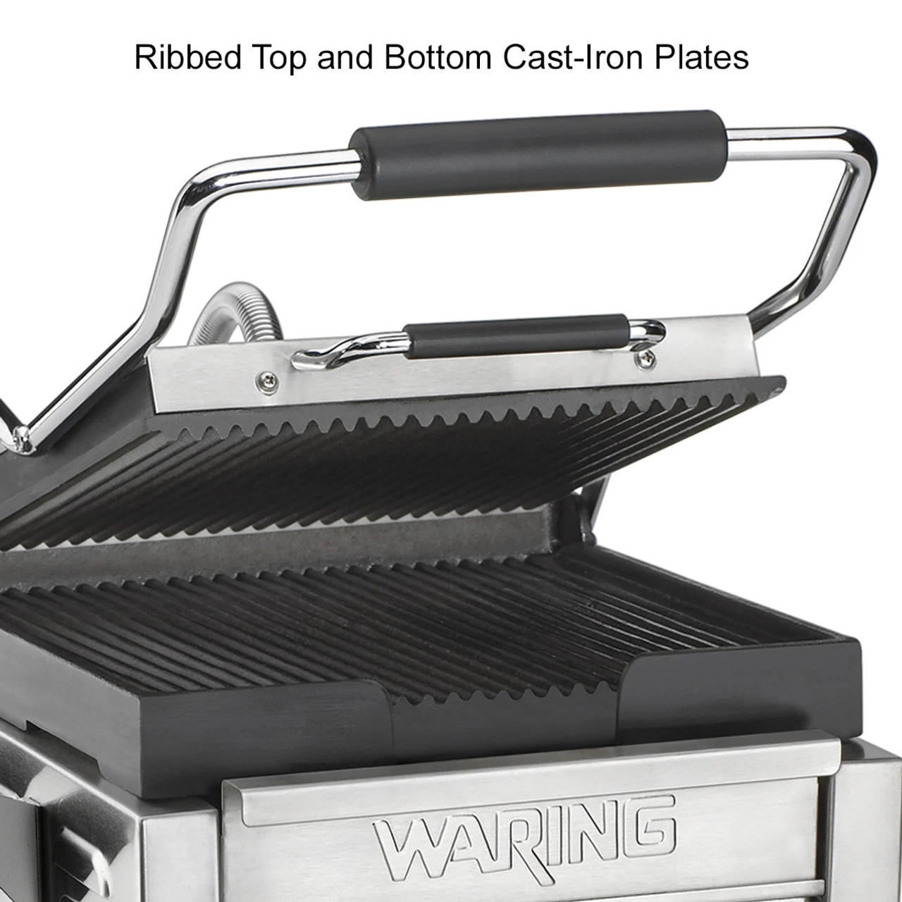 Waring - Compact Italian-Style Panini Grill - WPG150 2 Waring - Compact Italian-Style Panini Grill - WPG150 - Image 2